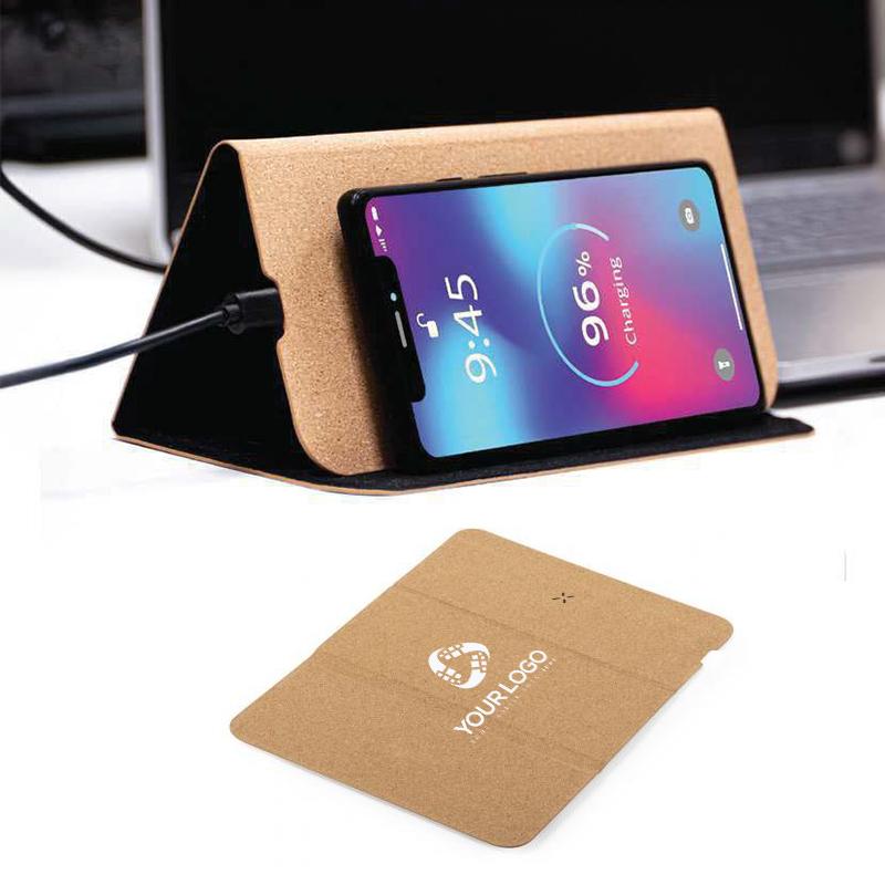 Astronix Cork Mouse Pad with wireless charging